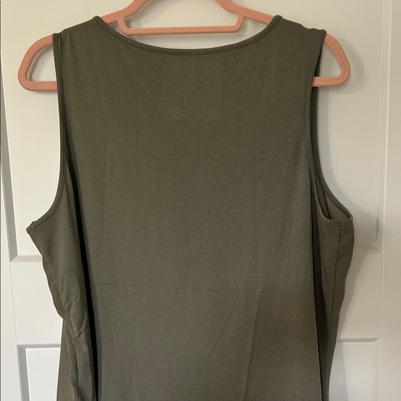 Chico's Olive Green Sleeveless Top - Picture 7 of 8